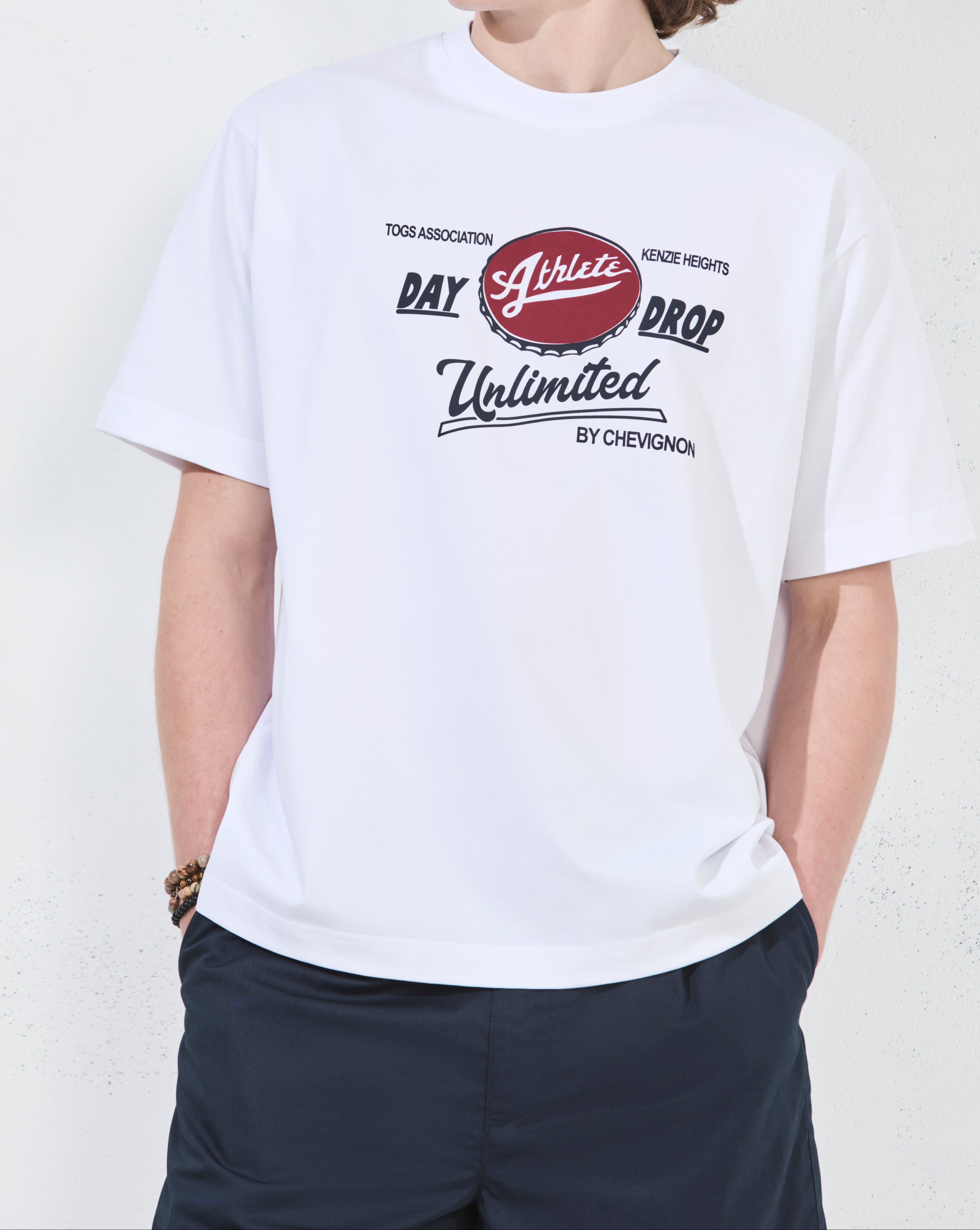 T-SHIRT DAY DROP BLANC