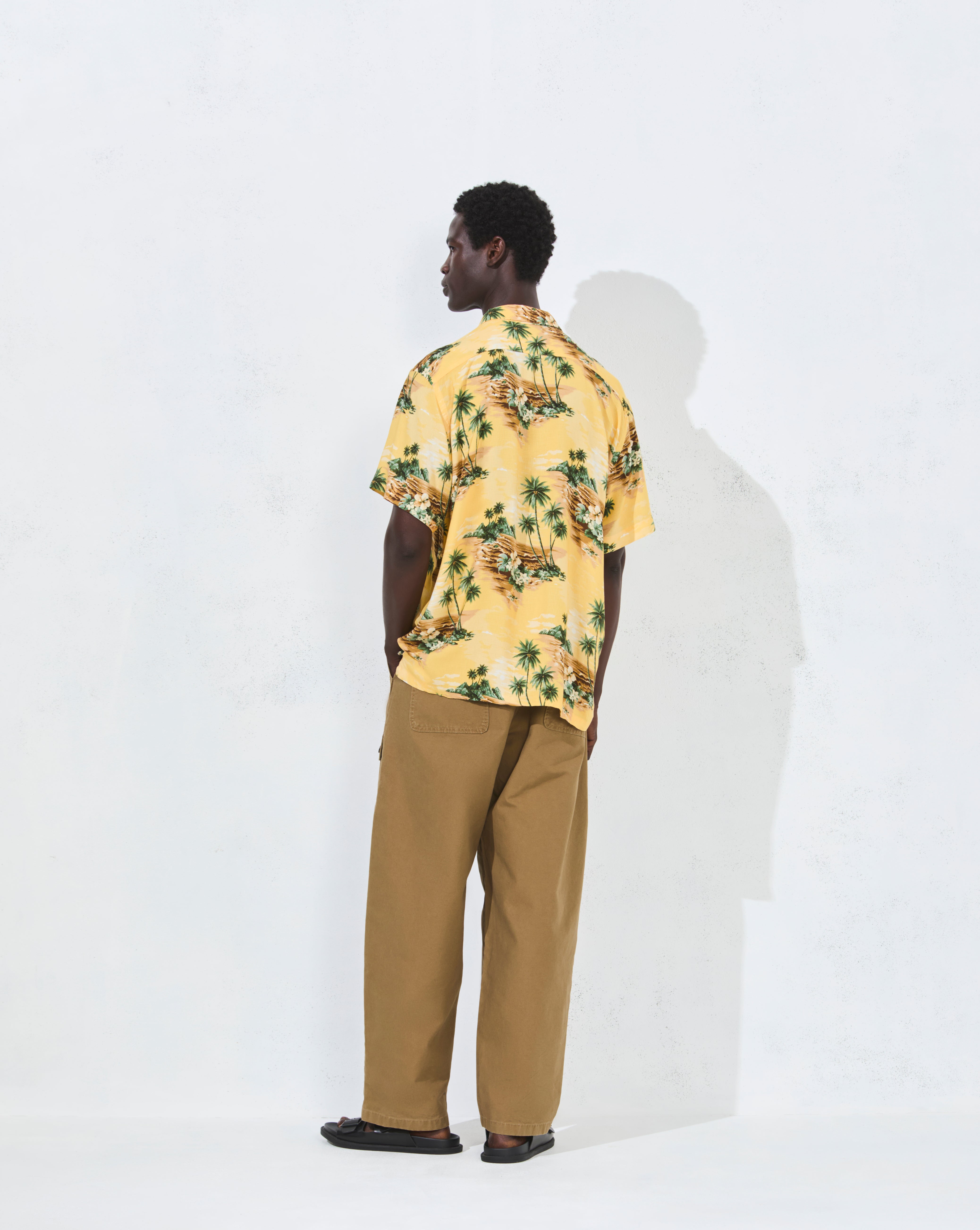 CHEMISE COLBY JAUNE