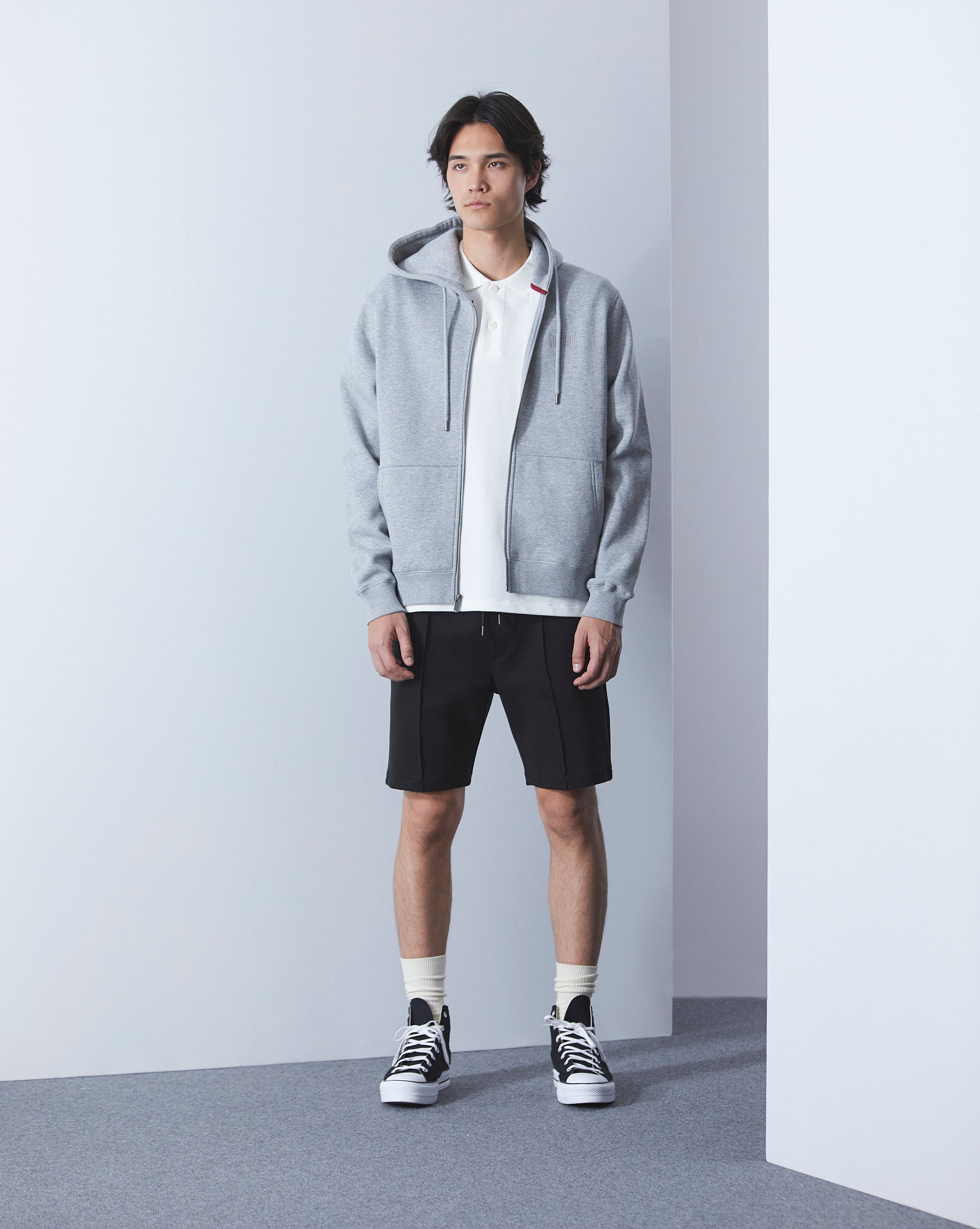 CITY HOOD BASIC GRAY SWEATSHIRT