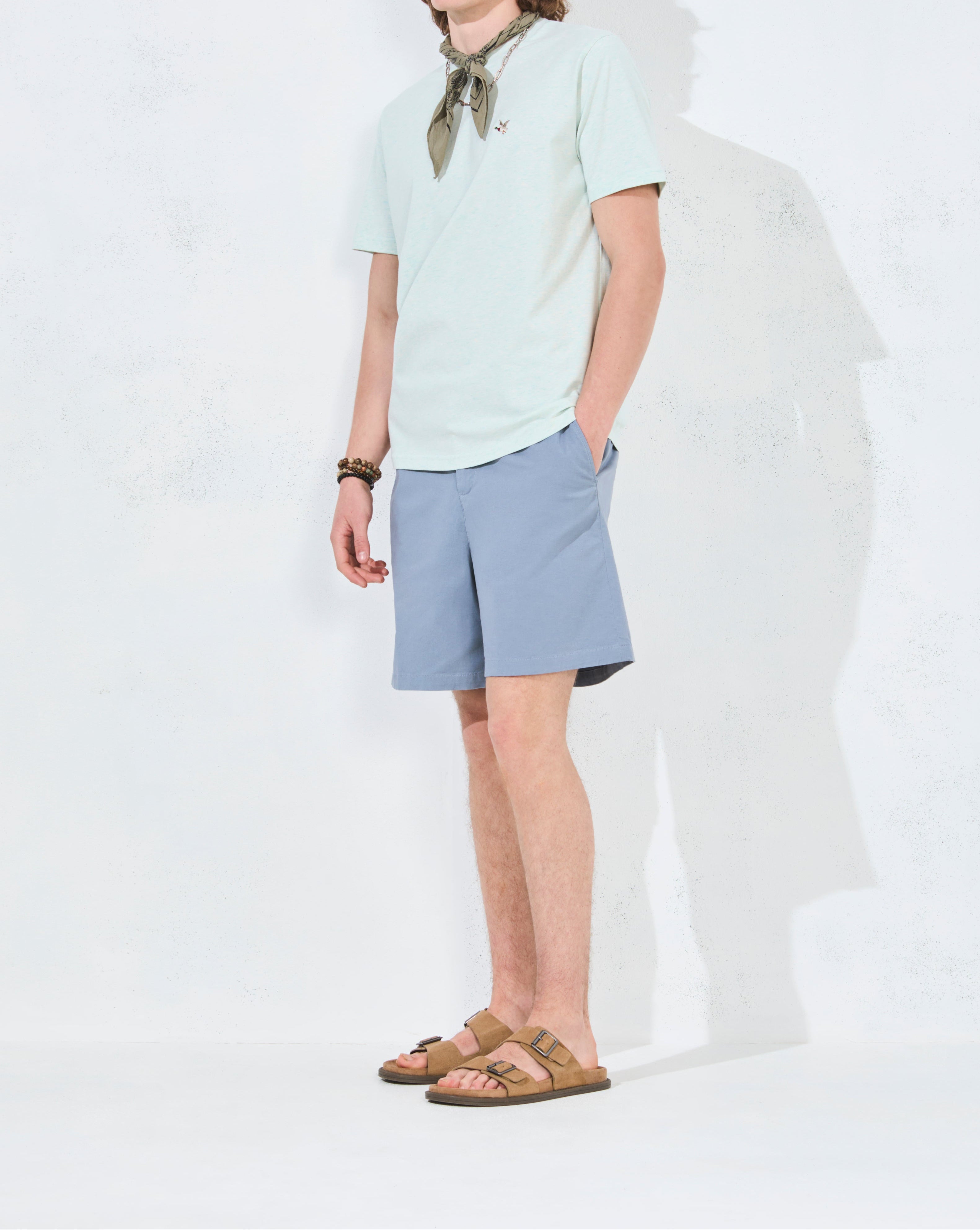 T-SHIRT T-TOGS VERT CLAIR