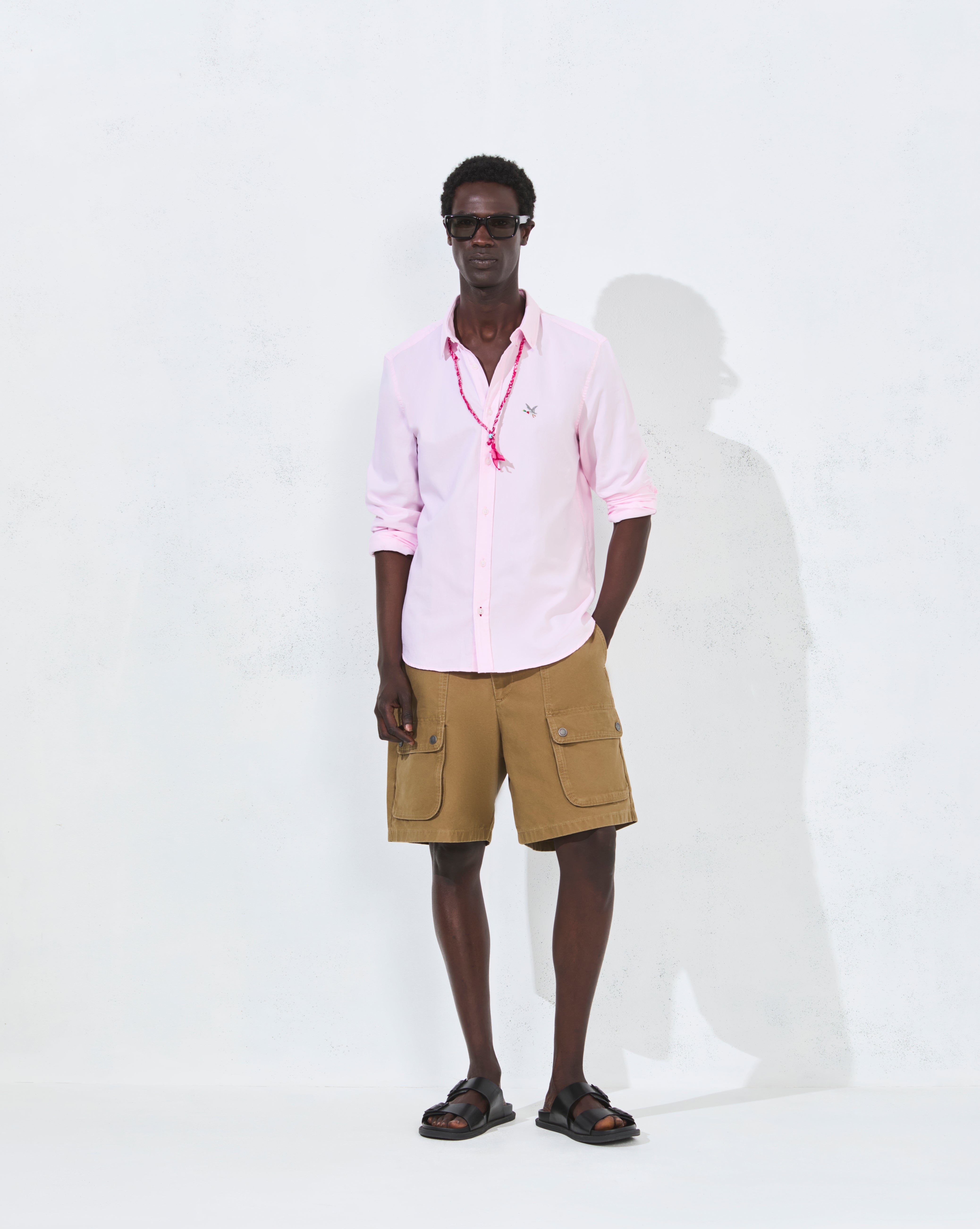 CHEMISE OXFORD ROSE