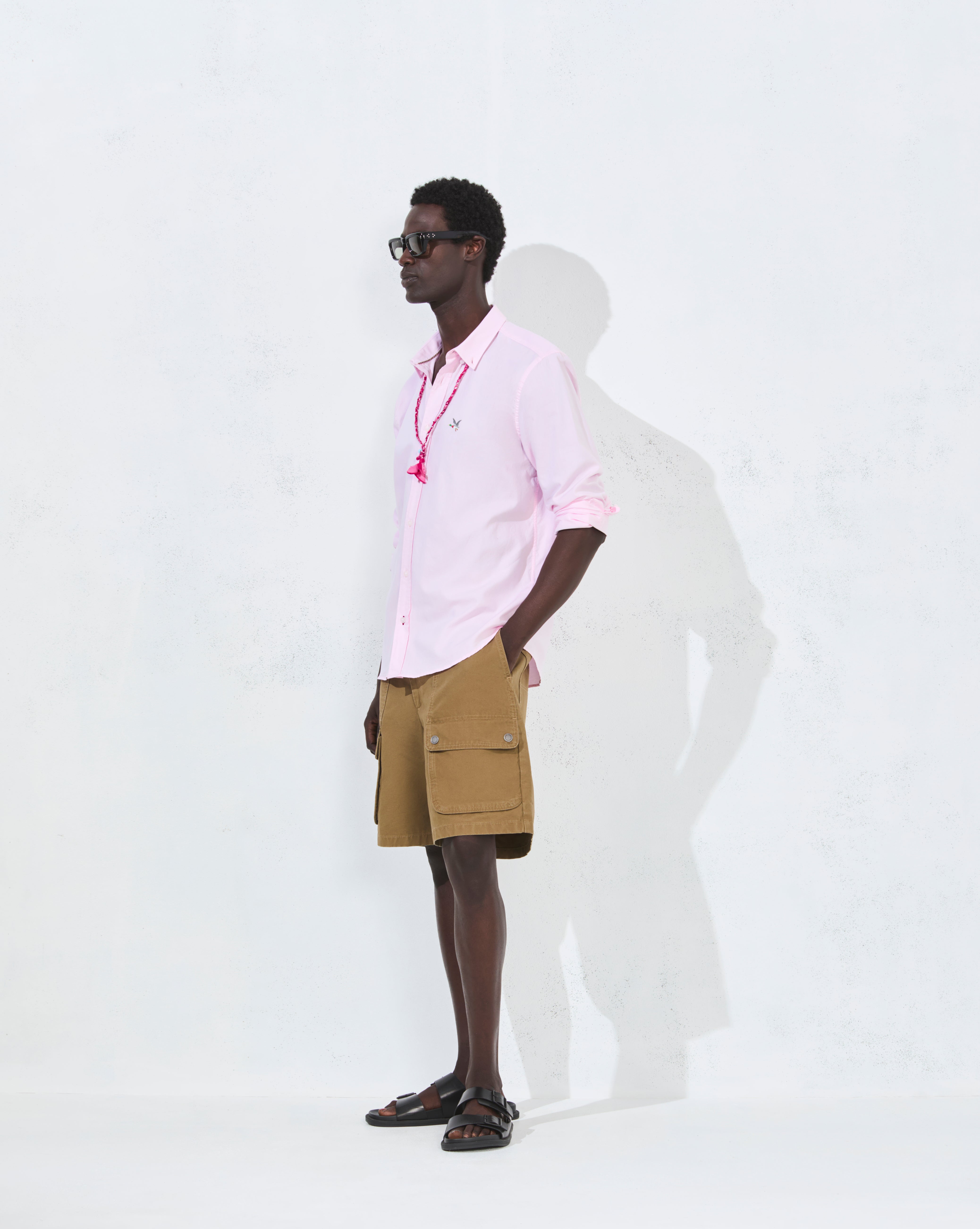 CHEMISE OXFORD ROSE