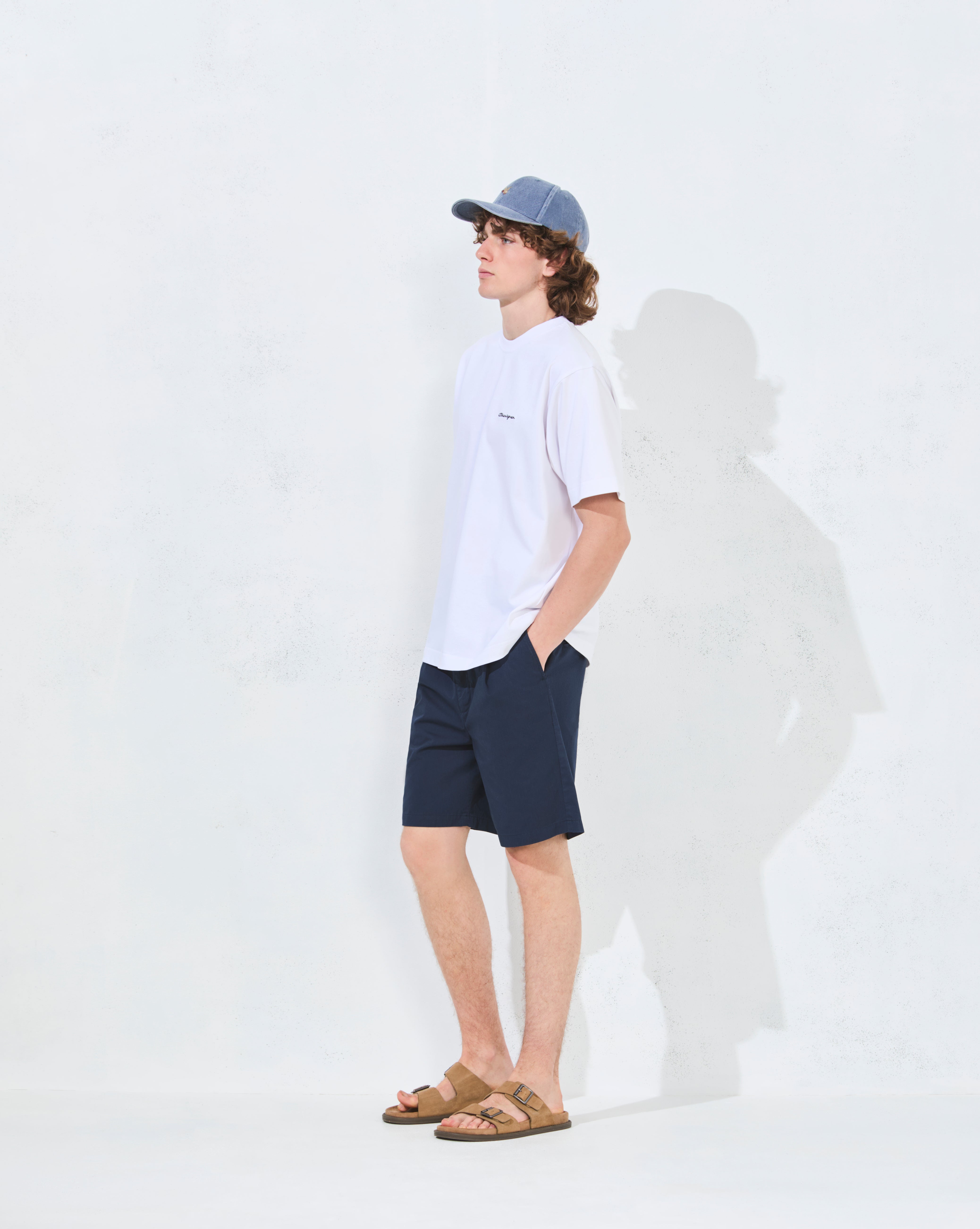 T-SHIRT CITY TEE OVERSIZE BLANC