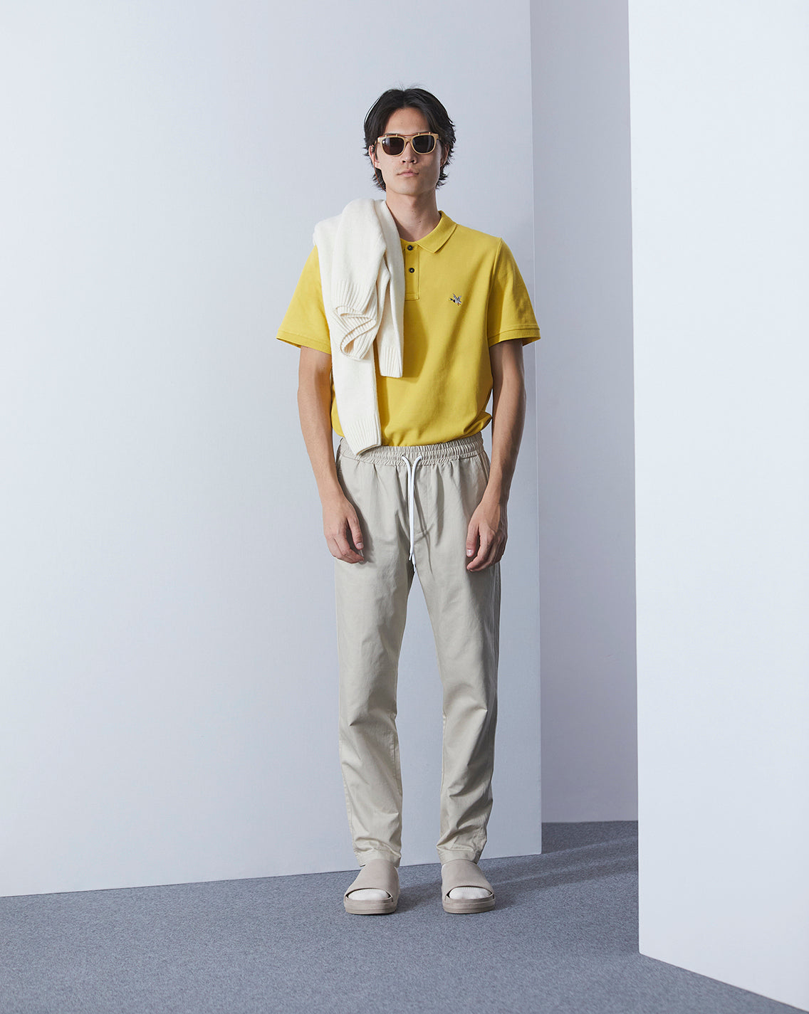 DUCK LINEN BEIGE PANTS