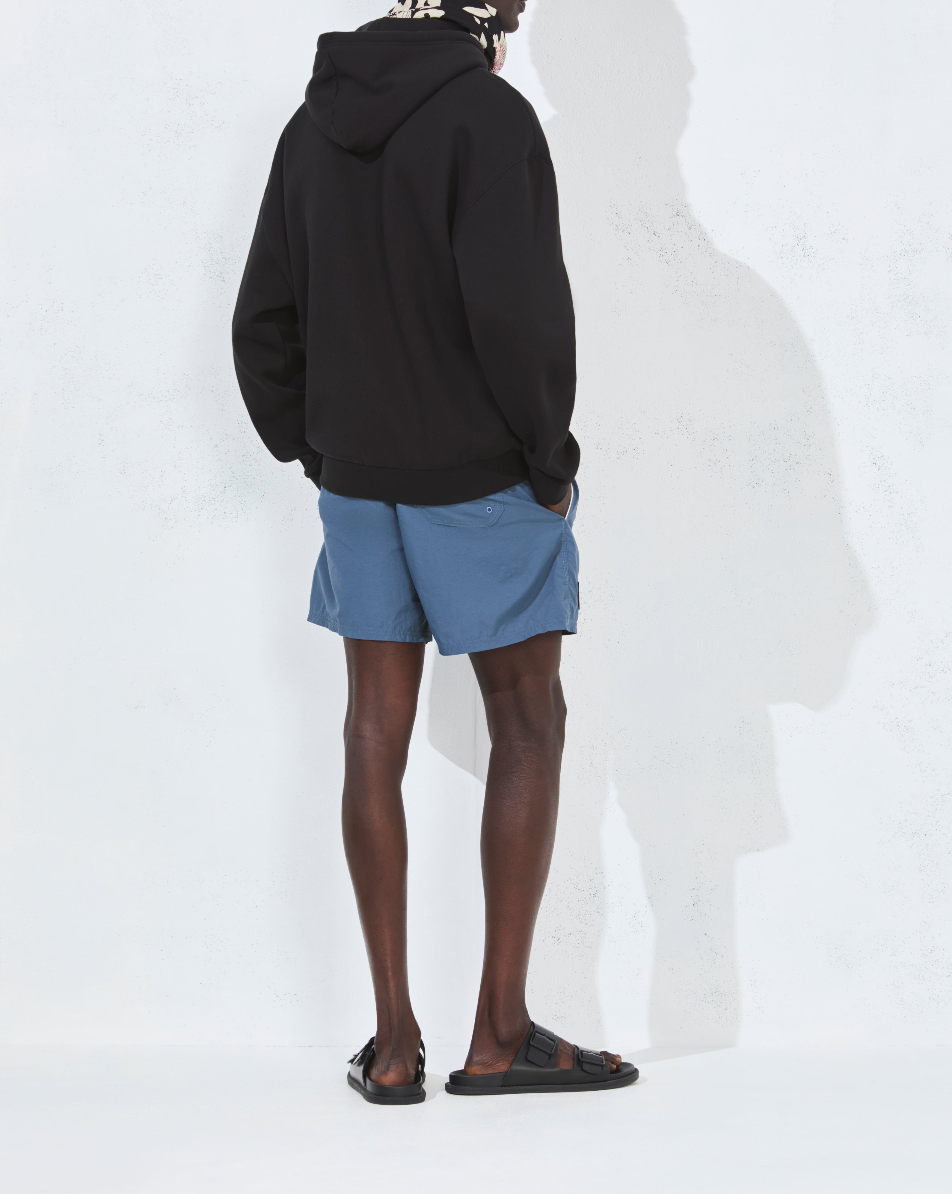 SWEATSHIRT CITY HOOD OVERSIZE NOIR