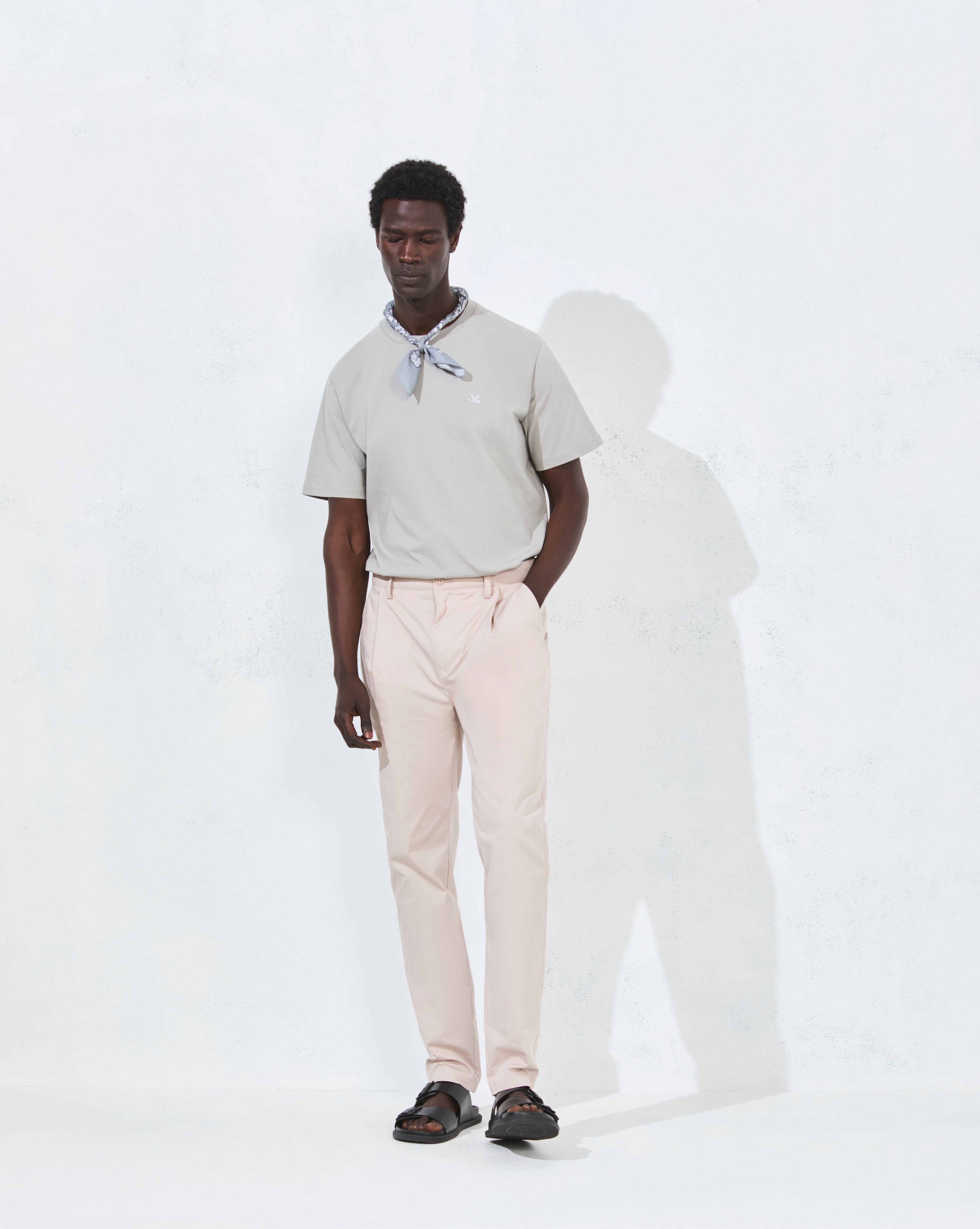 PANTALON DUCK FOLD IVANA BEIGE