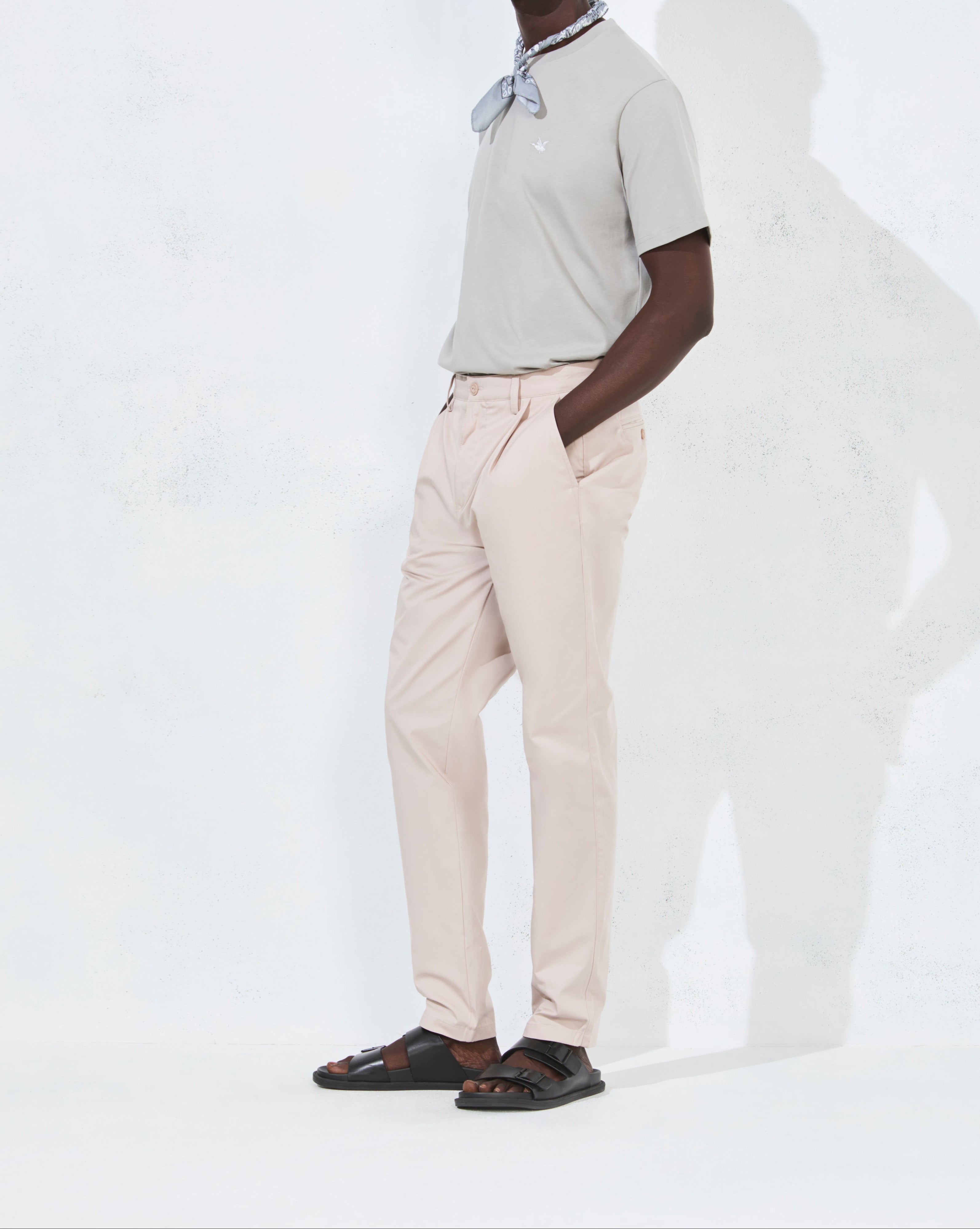 PANTALON DUCK FOLD IVANA BEIGE
