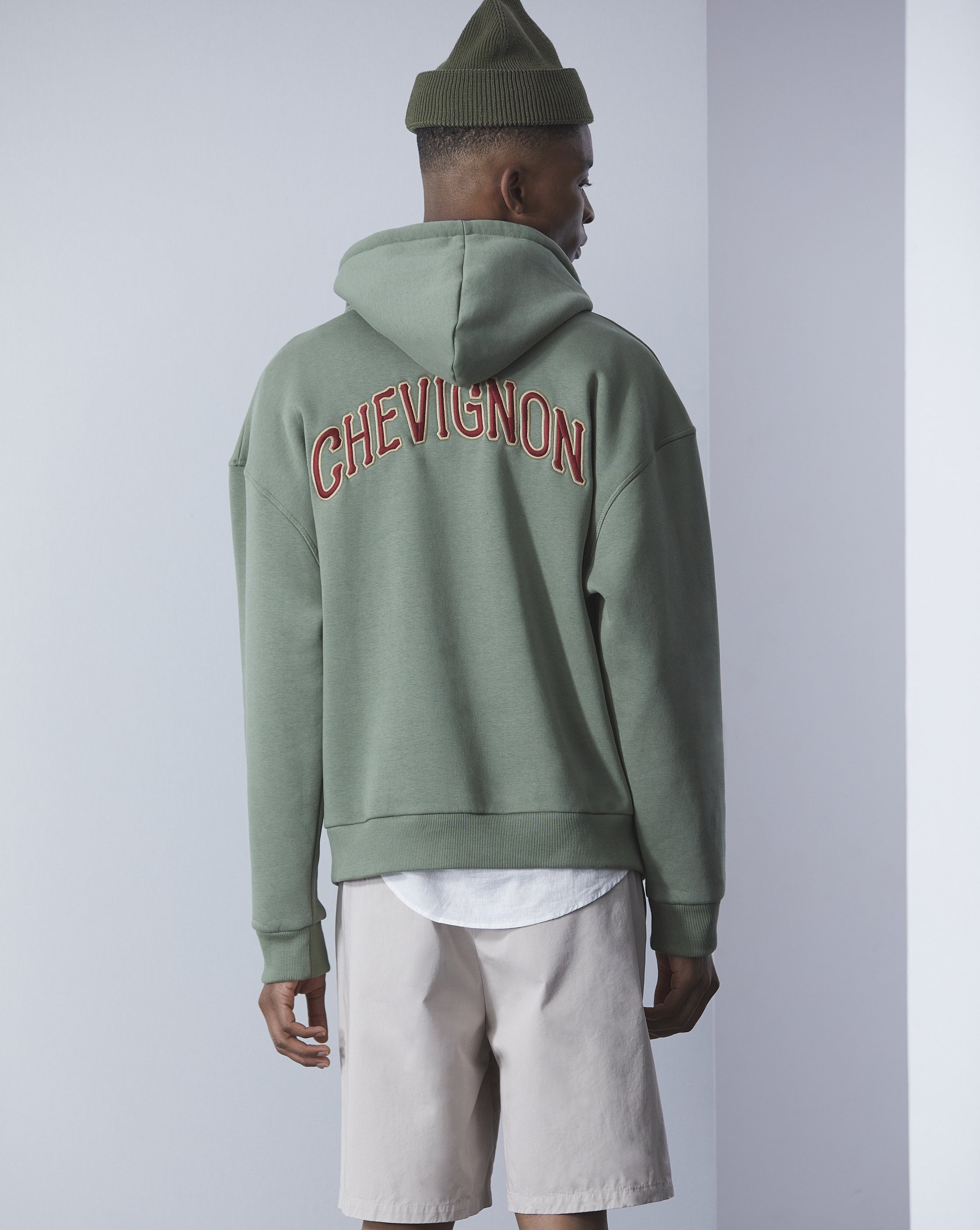 SWEATSHIRT HOOD 90 GREEN