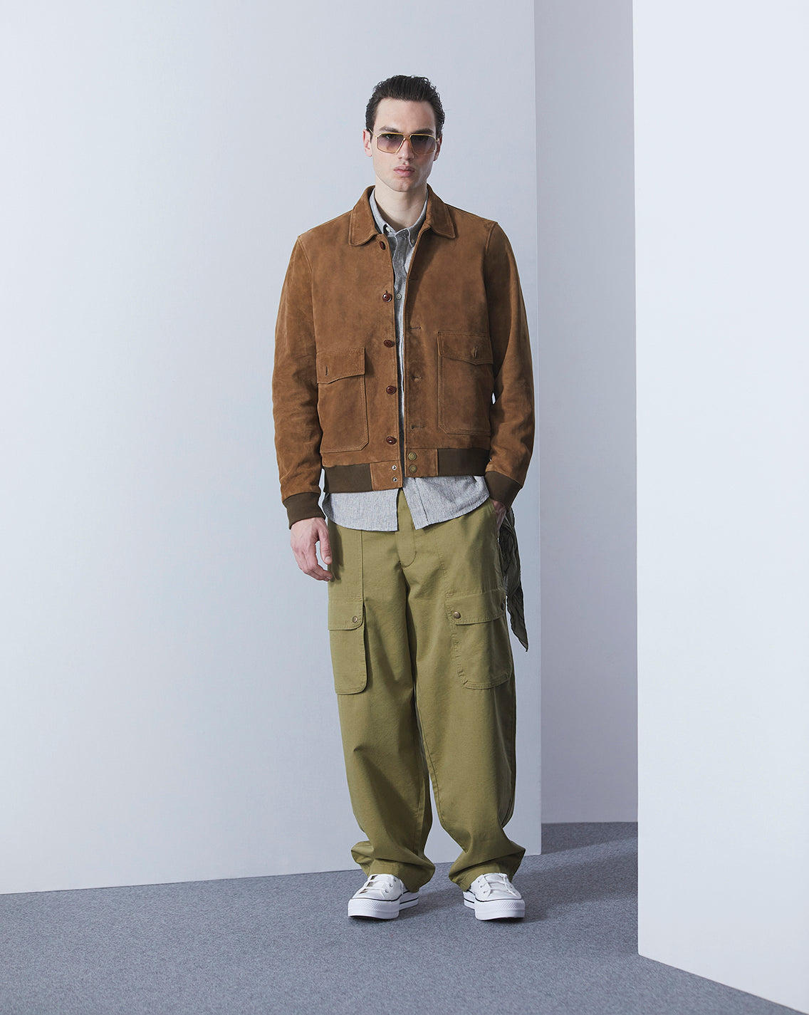 BROWN PLANE VEGETAL JACKET