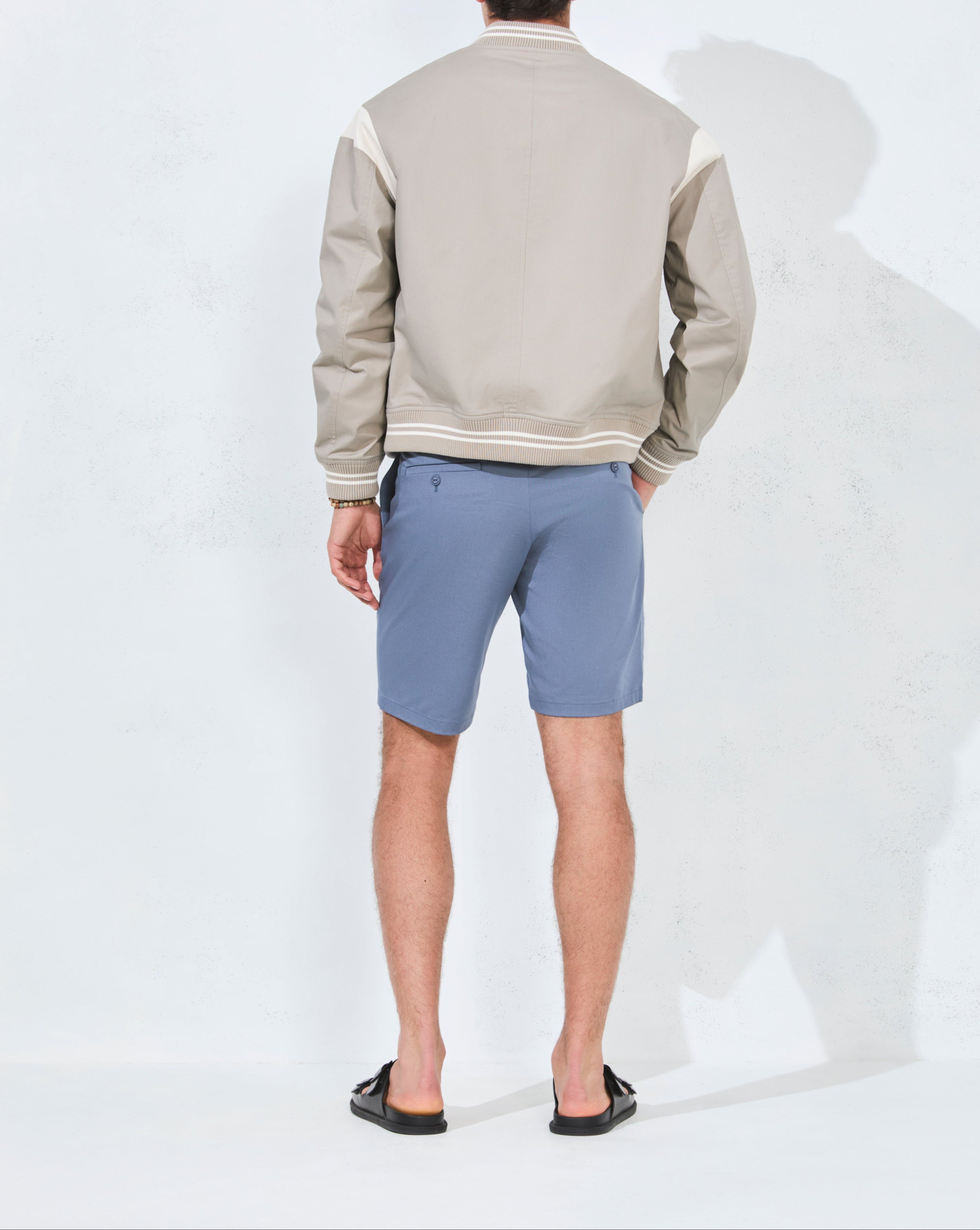 BLOUSON VARSITY GRIS
