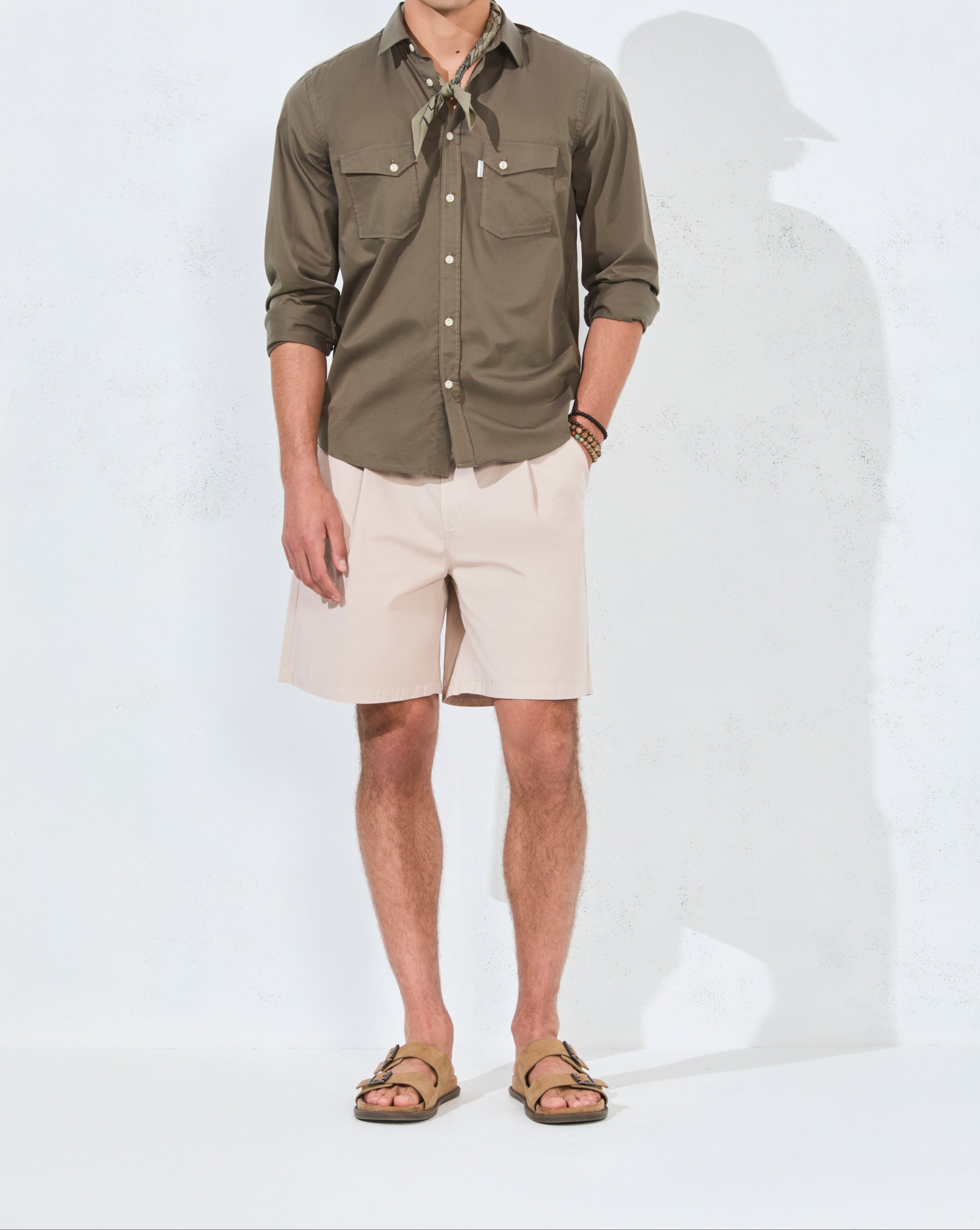CHEMISE MEXICO KAKI