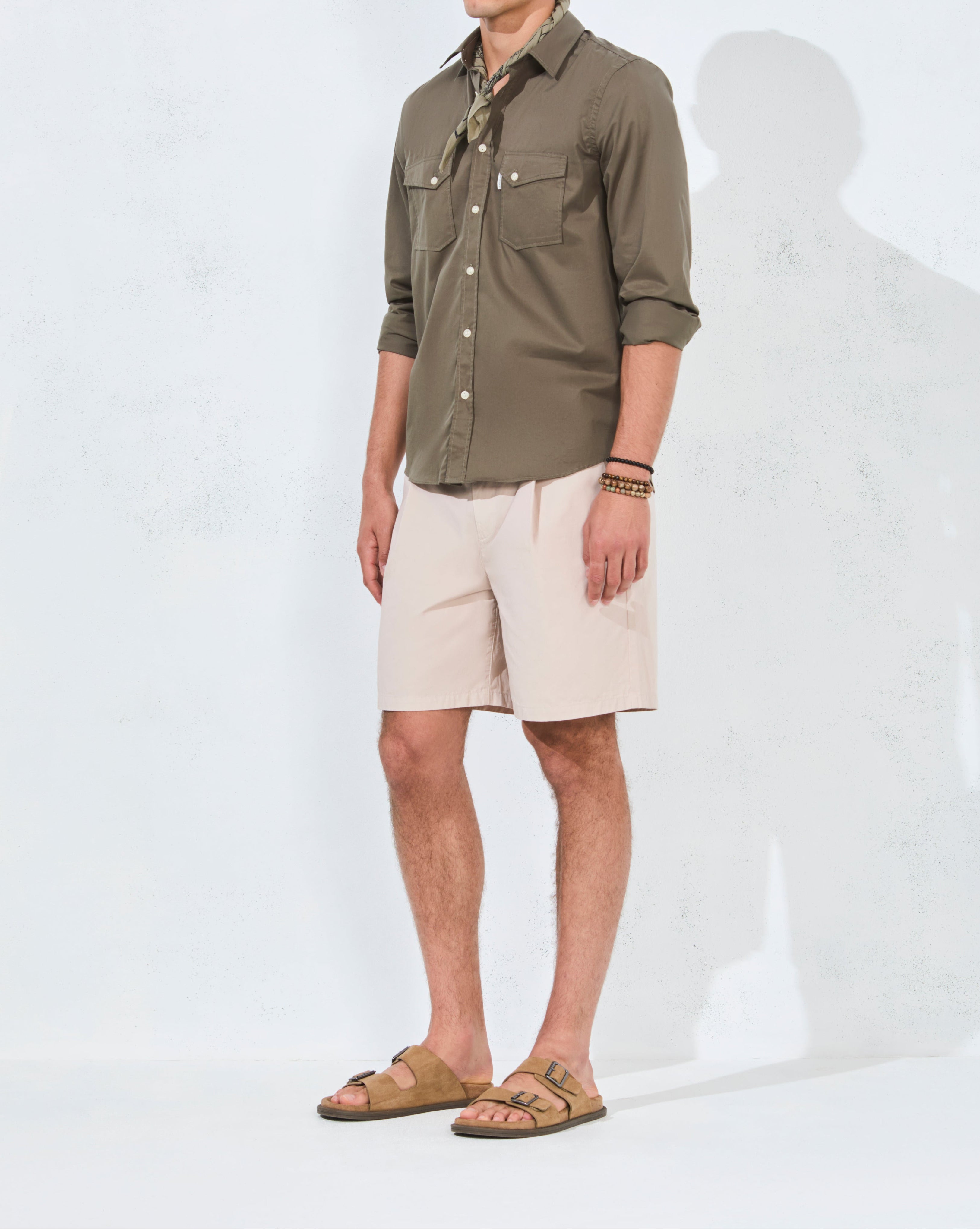 CHEMISE MEXICO KAKI