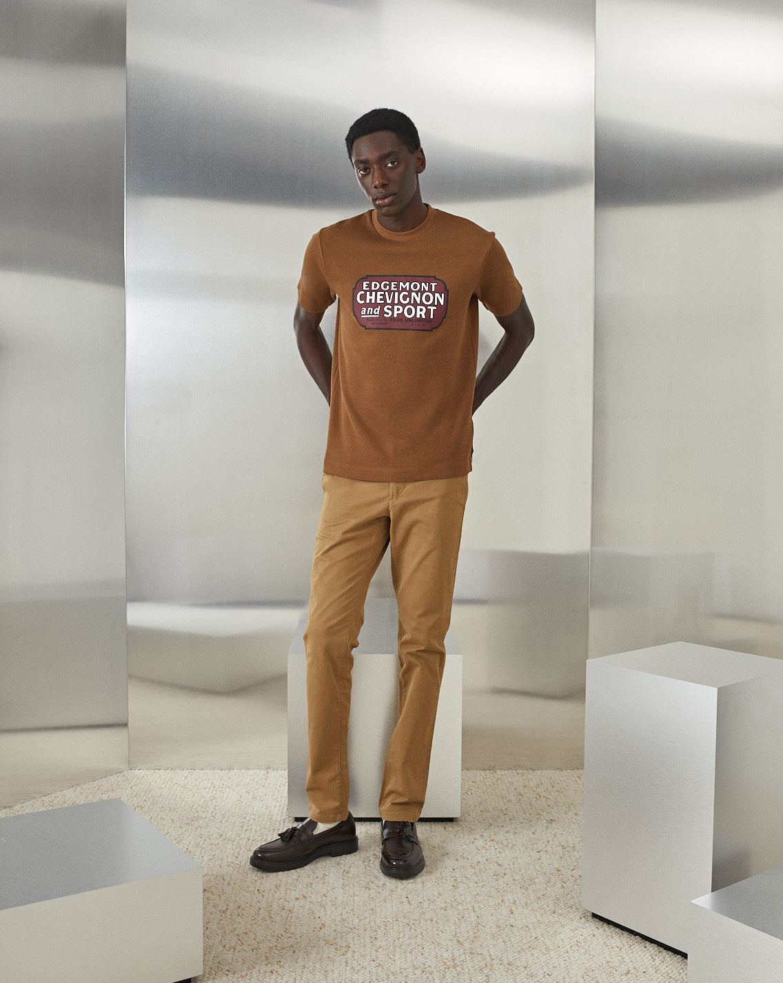 EDGEMONT BROWN T-SHIRT