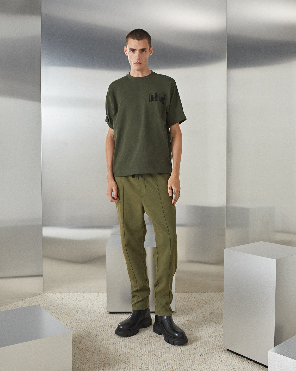 CITY TEE OVERSIZED KHAKI