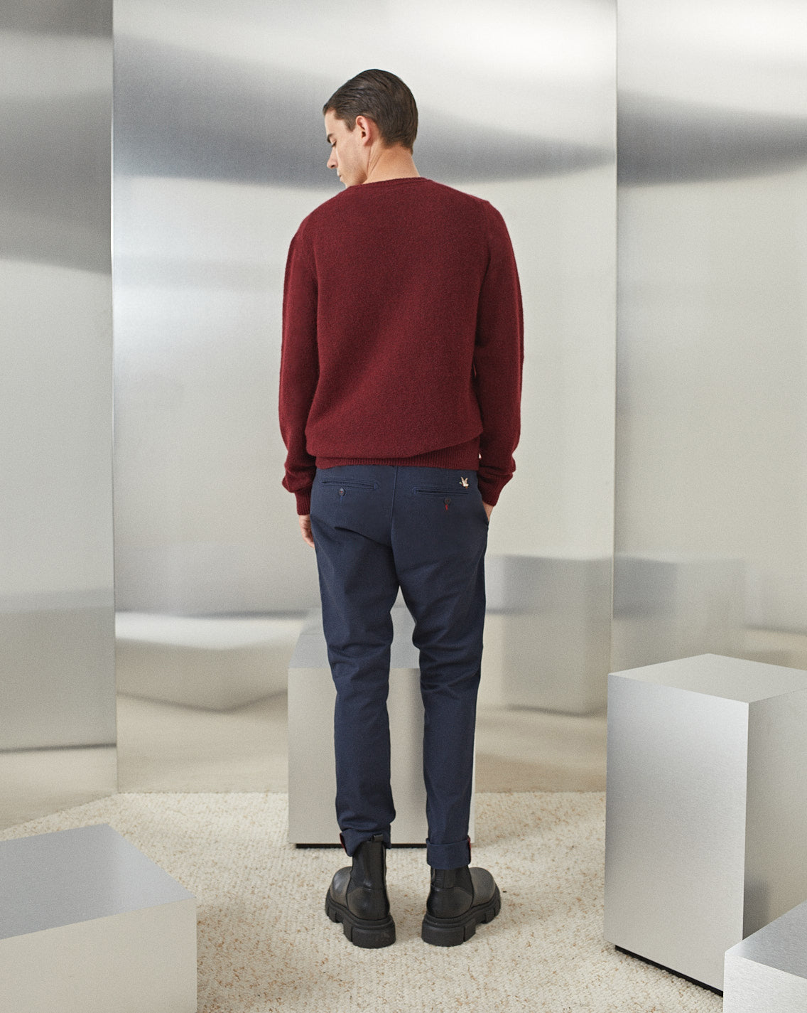 CITY WOOL BURGUNDY SWEATER