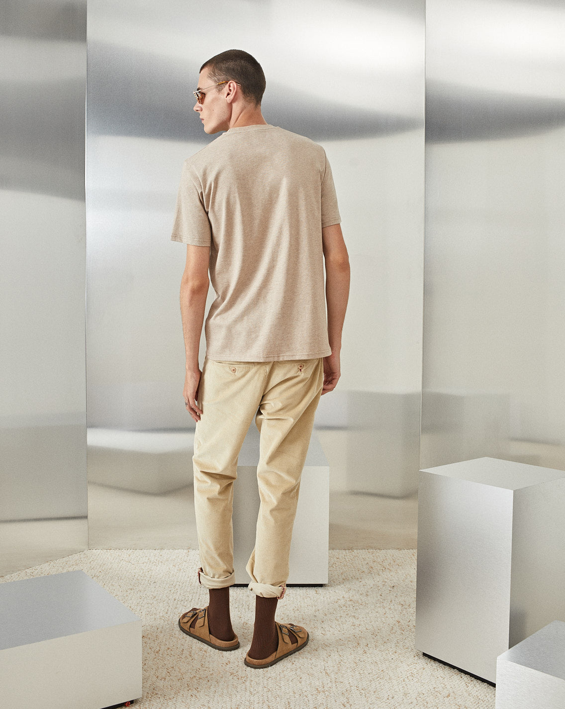 T-TOGS BEIGE T-SHIRT