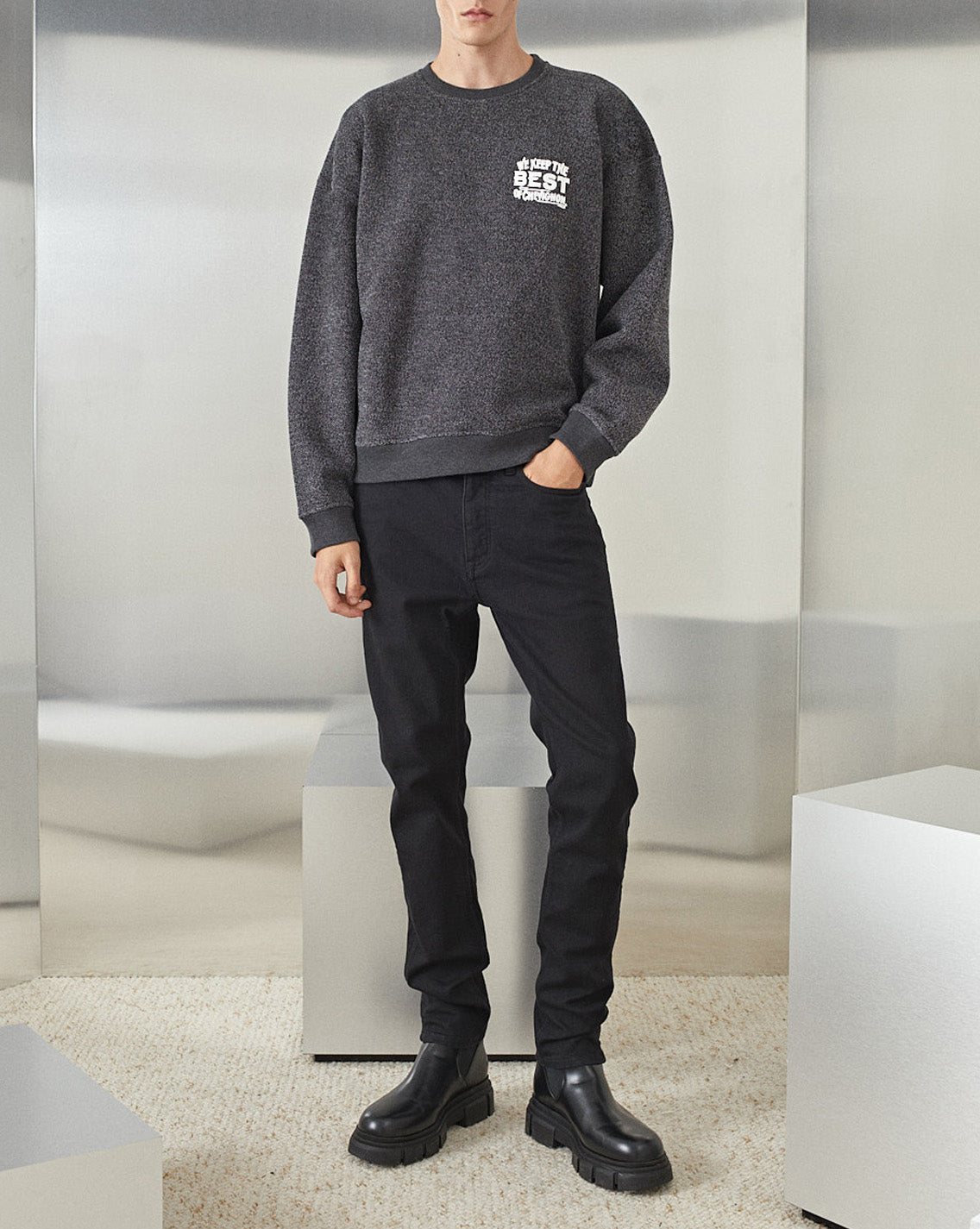 SWEATSHIRT BEST BLACK SWEAT