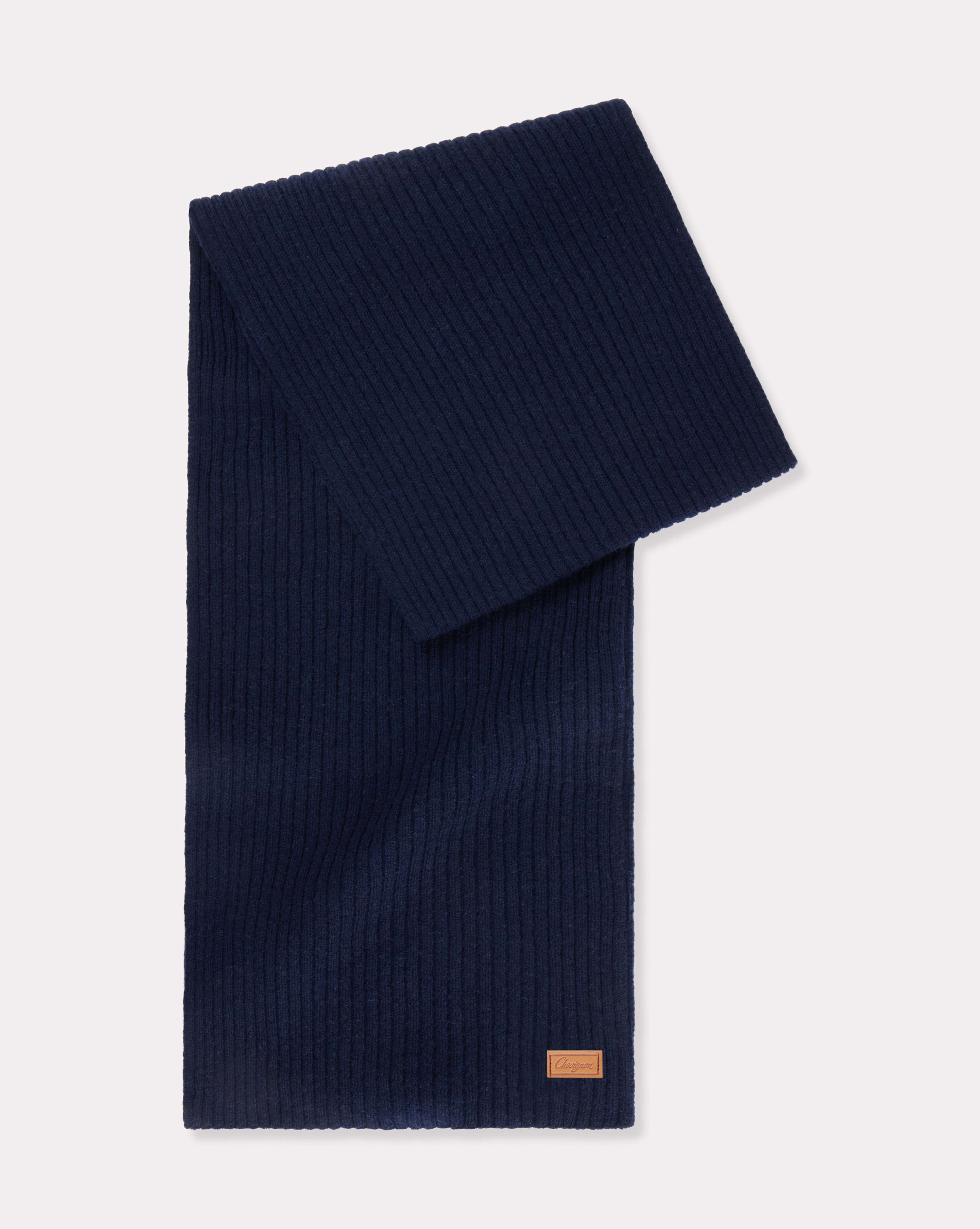 ECHARPE FRENCH SCARF BLEU MARINE