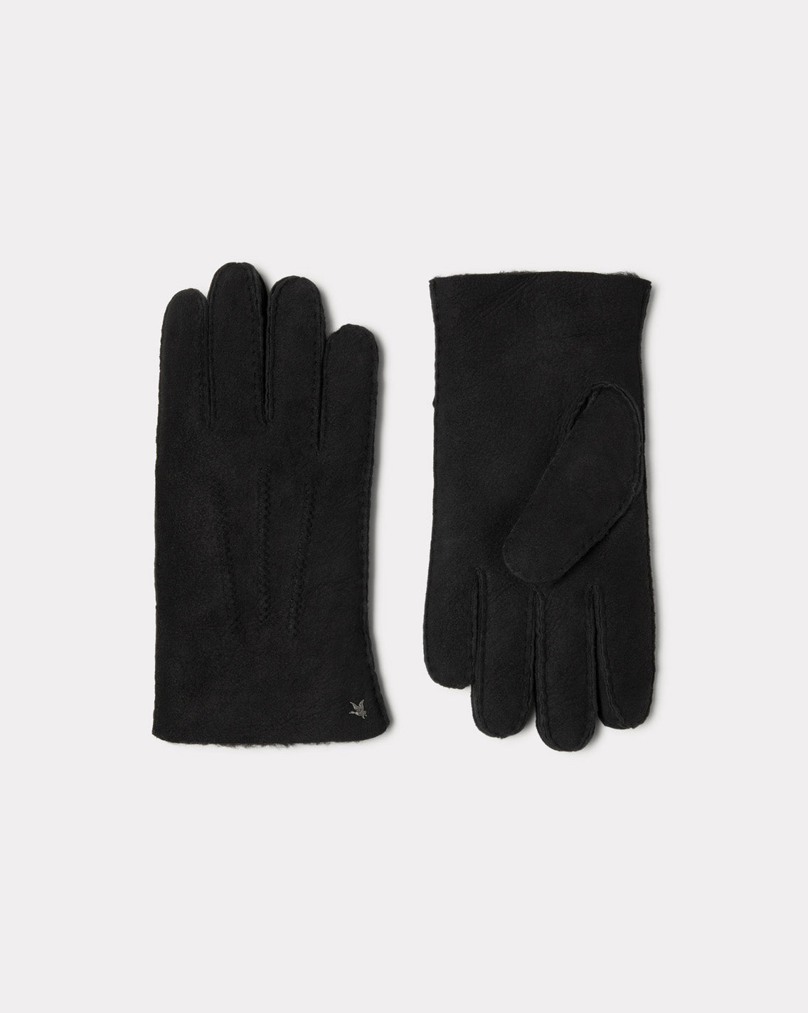 GANTS COSY EN CUIR NOIR