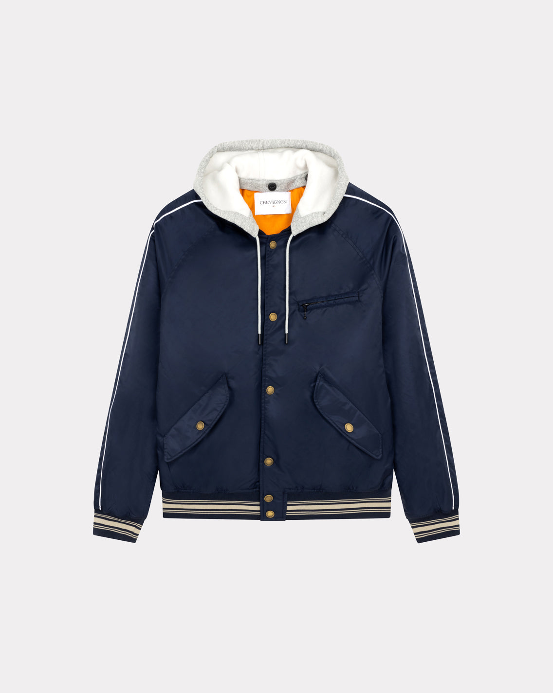 VESTE BOMBERS SPORT BLEU
