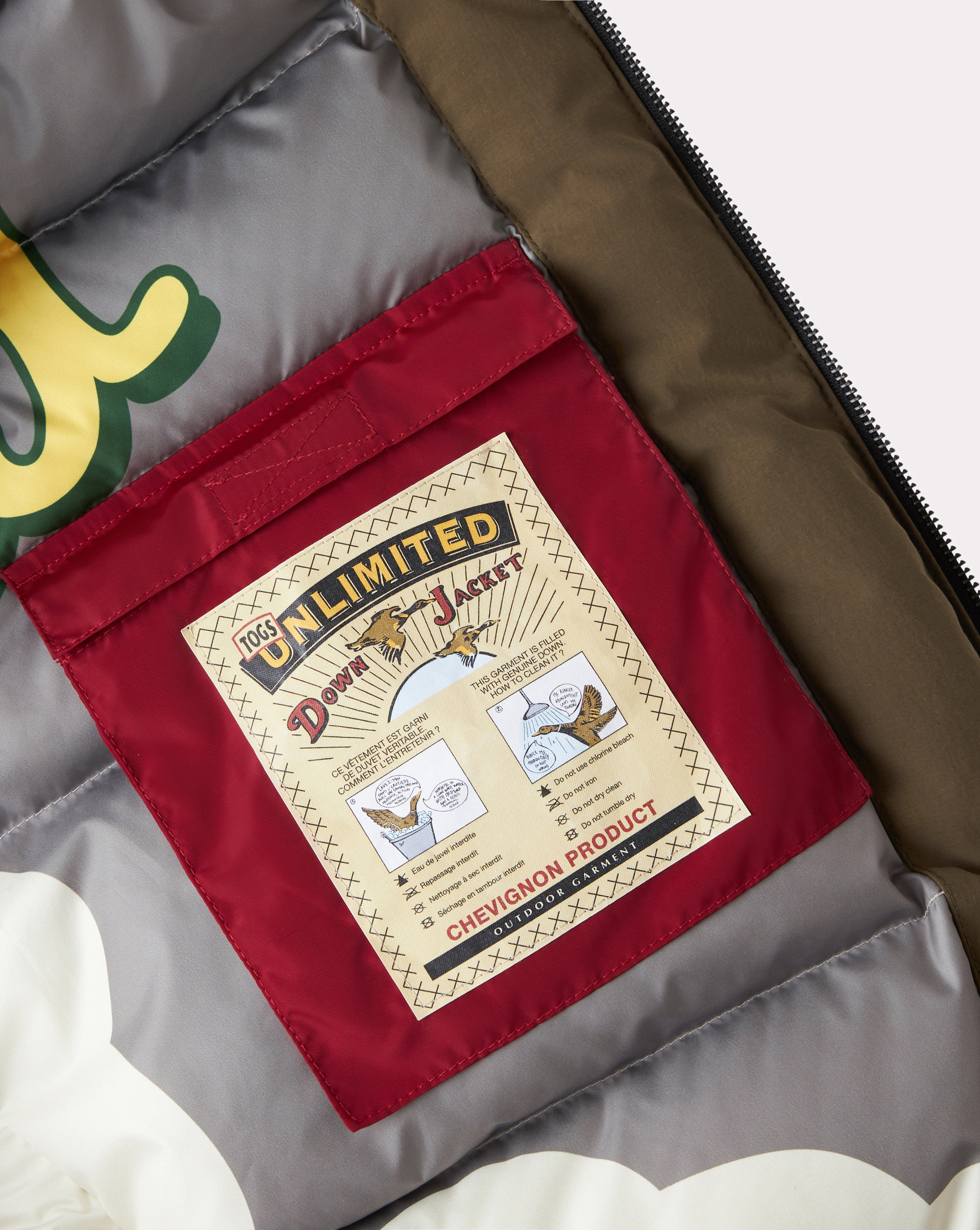 DOUDOUNE DOWN PILOT KAKI