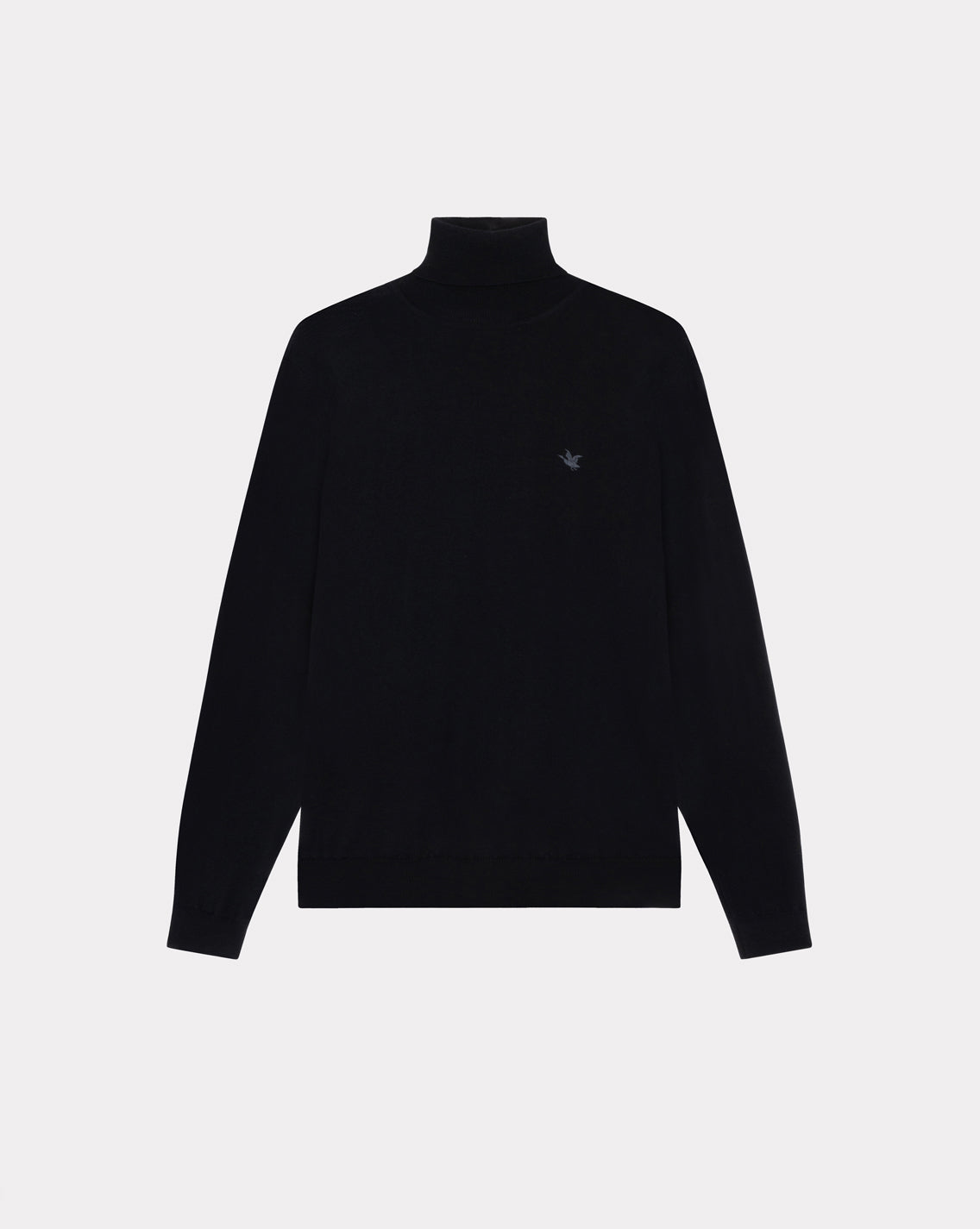 PULL TURTLE MÉRINOS NOIR