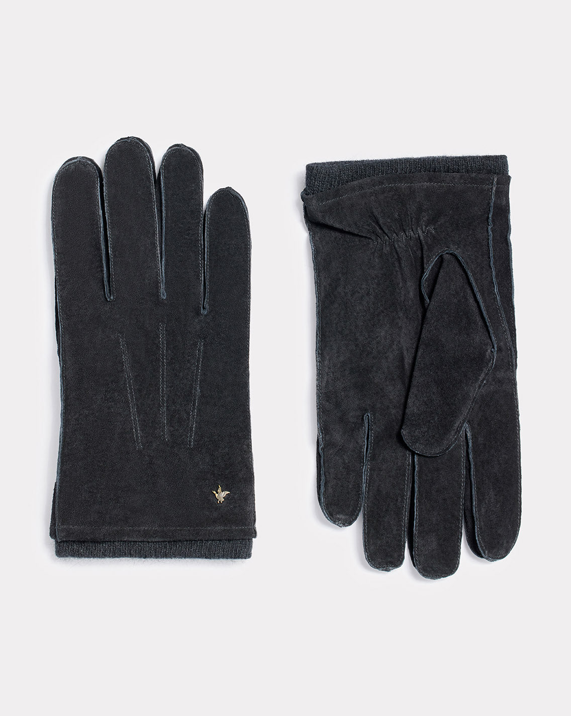 GANTS NUBUCK NOIR