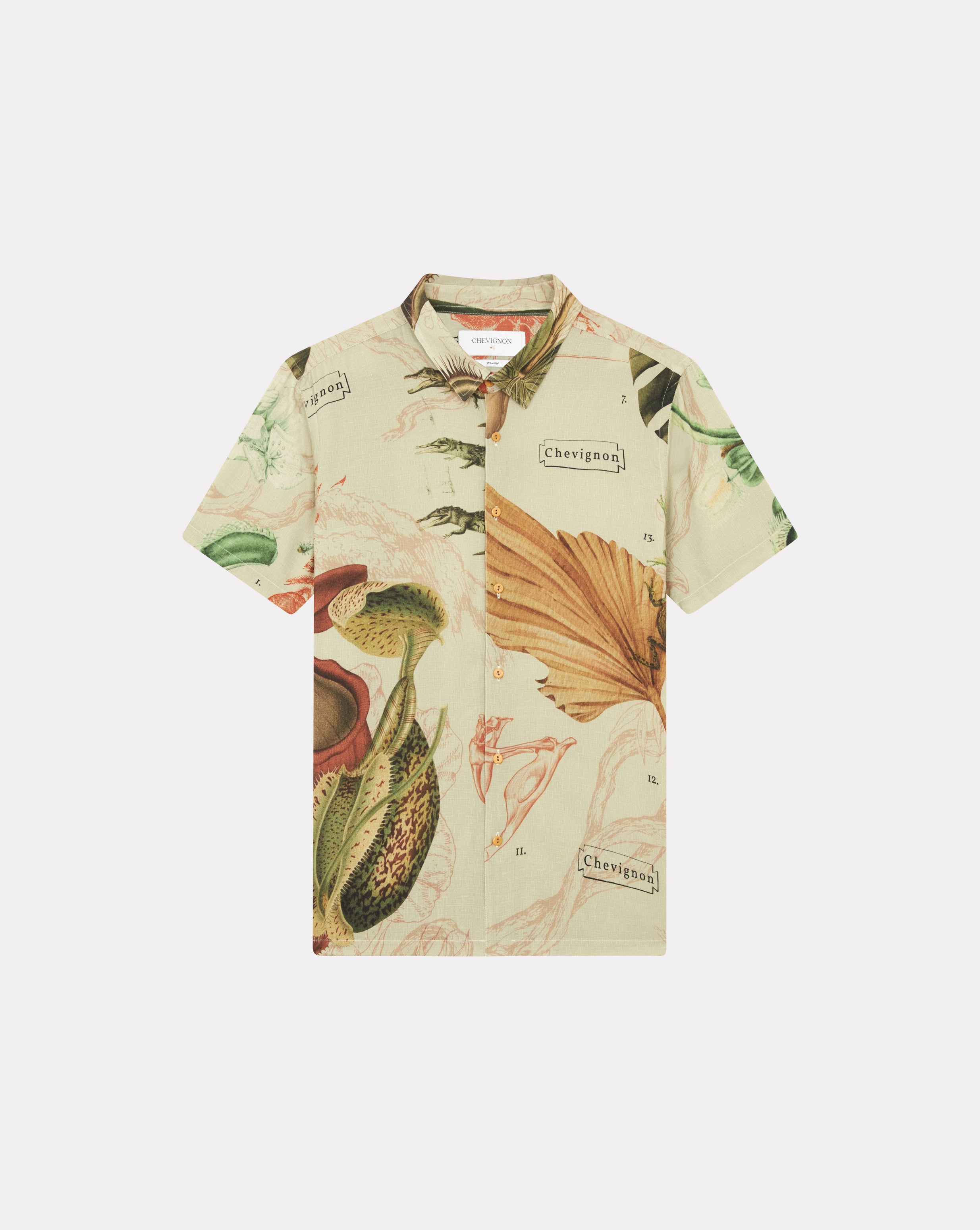 CHEMISE HAWAIENNE VERT