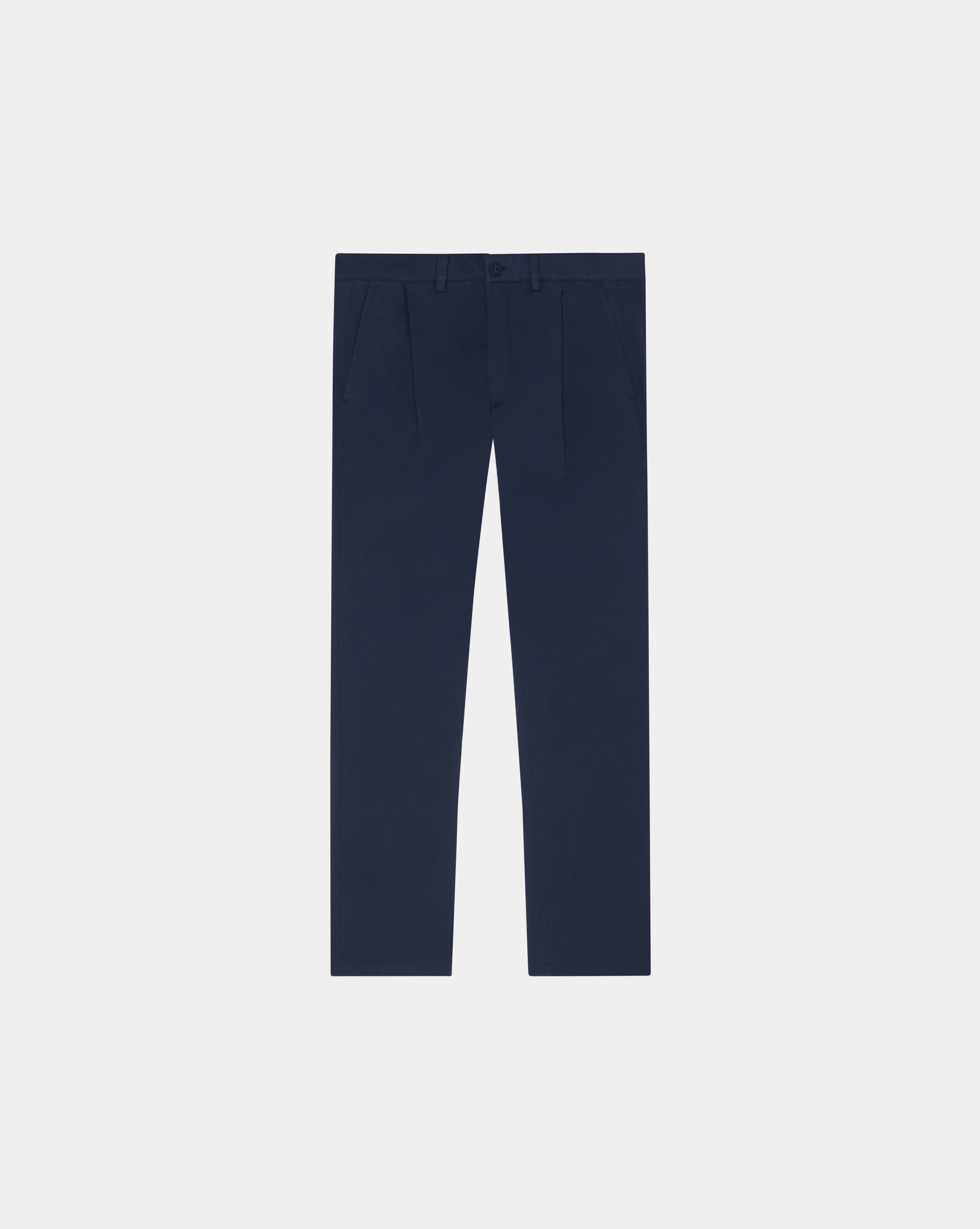 DUCK FOLD IVANA NAVY BLUE TROUSERS