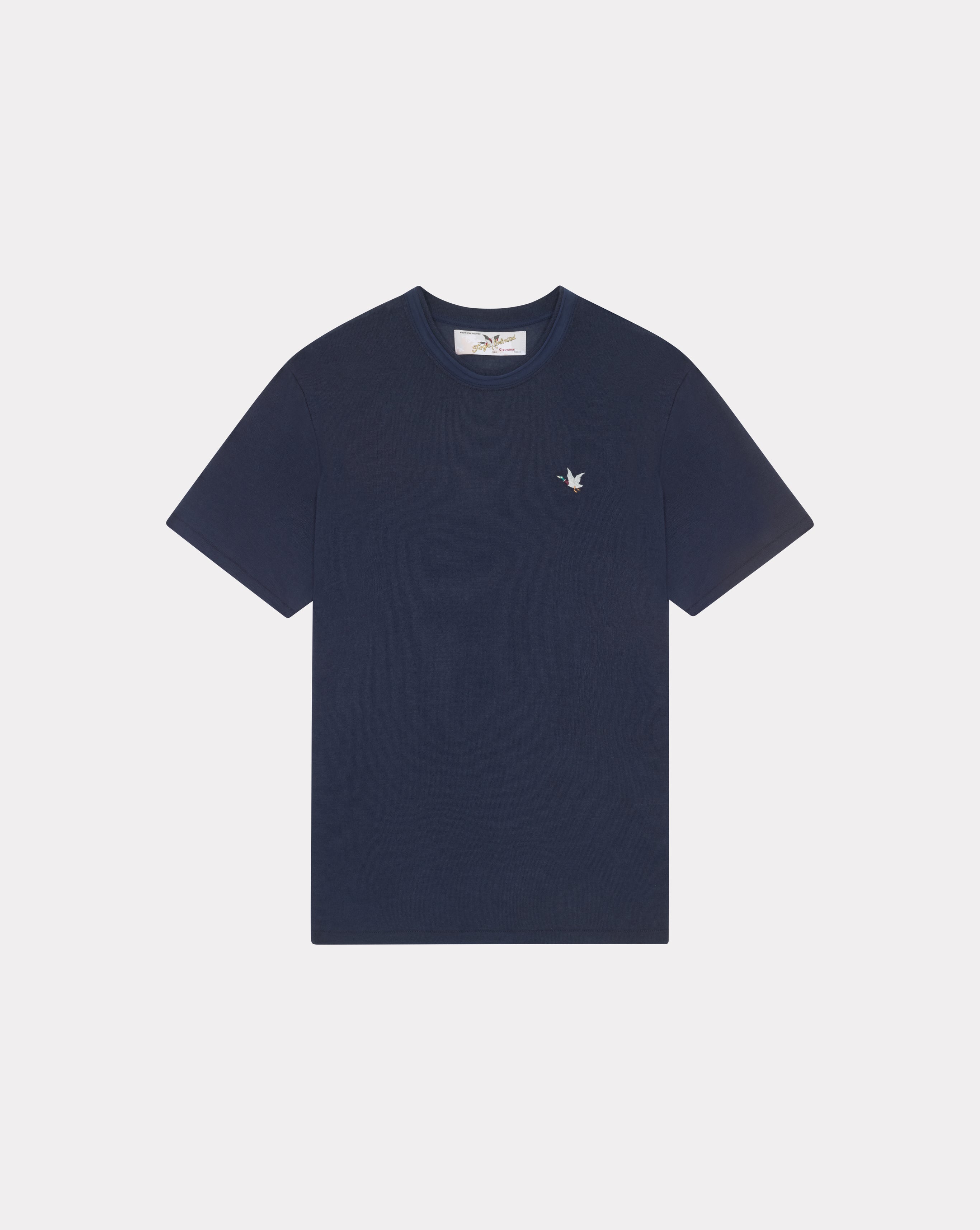 DUCK TEE NAVY BLUE T-SHIRT