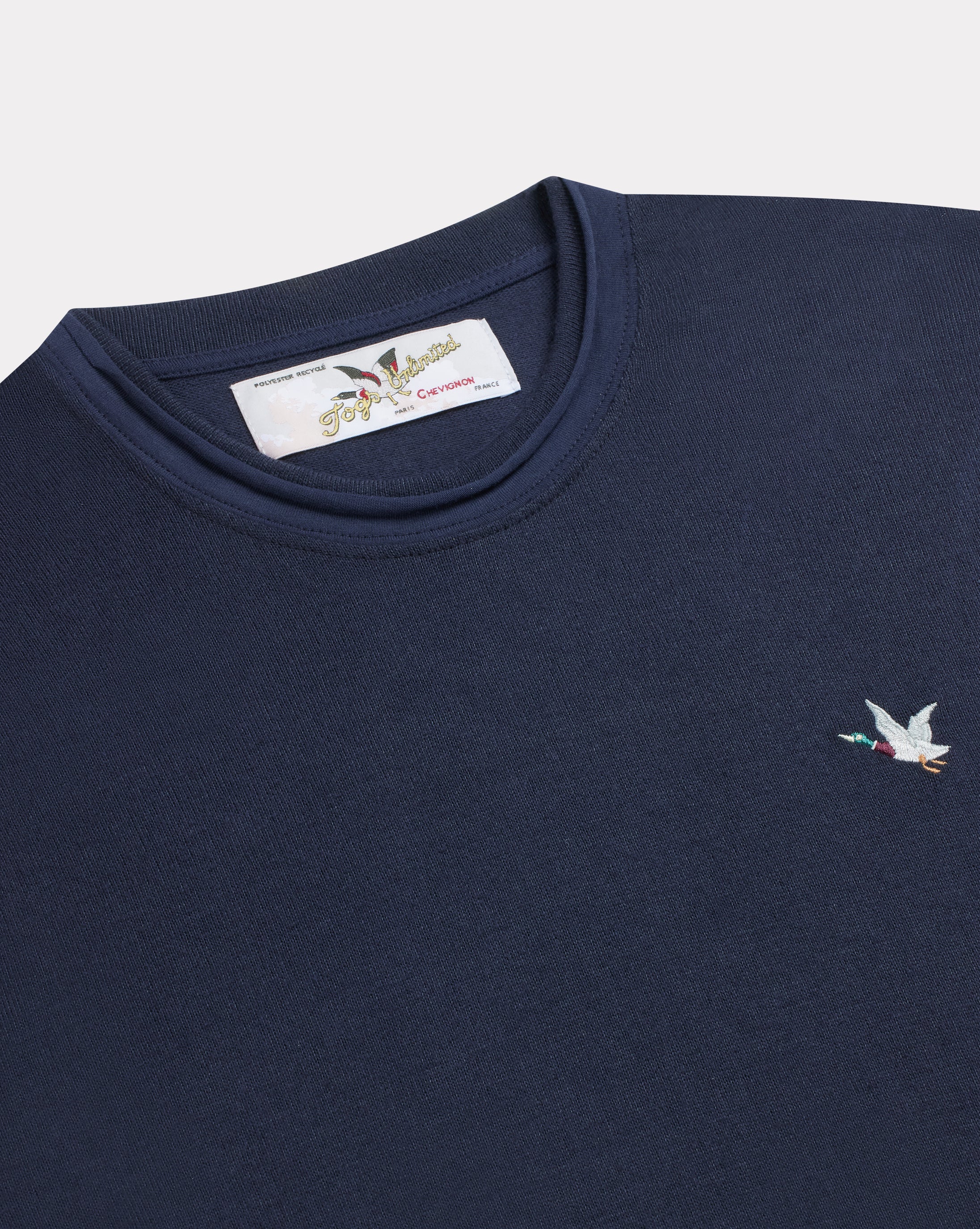 DUCK TEE NAVY BLUE T-SHIRT